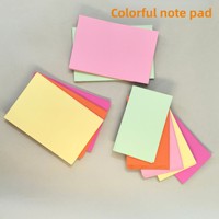 Marque-page créatif en papier style brique, bloc-notes non-adhésif de couleur unie, détachable pour l'écriture