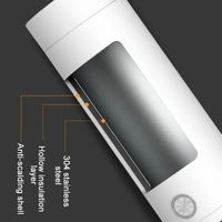 Bouteille chauffante intelligente pour voiture Gobelet à café chauffant électrique en acier inoxydable Contrôle de la température Bouteille d'eau de voyage intelligente