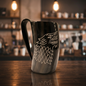 Viking Style Natural <b>Buffalo</b> <b>Horn</b> Mugs Fancy Beer Bar Event Party Supplies Handmade Eco-Friendly Waterproof Custom Size - Product Image 5