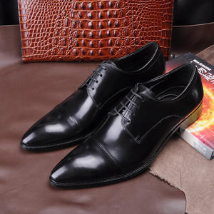 Zapatos de Vestir de Cuero Genuino con Logotipo Personalizado de Lujo Originales 2025, con Punta Cuadrada, Transpirables, Estilo Casual para Oficina y Negocios para Hombre - Product Image 3