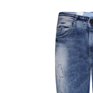 Pantalon en jean taille mi-haute coupe droite en coton – Nouvelle arrivée, qualité supérieure, prix de gros - Product Image 4