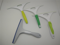 Nettoyeur de vitres écologique Sunshine avec poignée en plastique et TPR et raclette intégrée