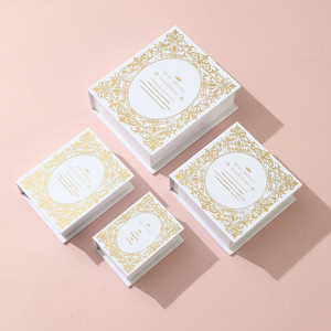 Boîte à <span class=keywords><strong>bijoux</strong></span> élégante en carton de luxe, boîte à anneaux, boîte à colliers, boîte à bracelets, boîte à pendentifs, boîte à cadeaux, boîte à <span class=keywords><strong>bijoux</strong></span> magnétique, écrin à bague - Product Image 3