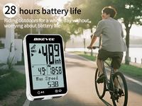 Computadora para Bicicleta con Pantalla de 2.4, Seguimiento Multi-Satélite, Batería de Larga Duración, 5 Sistemas Satelitales, IPX7, 24 Horas de Batería, Solo 50 g