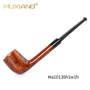 Briarwood Pipe Straight Handle Long Leg Billiards Style 3mm Filter Men's Smoking Accessory - Product Image 5