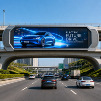 Écran LED fixe P6.67 durable, dissipation thermique efficace, installation facile pour projets publicitaires extérieurs remplaçables