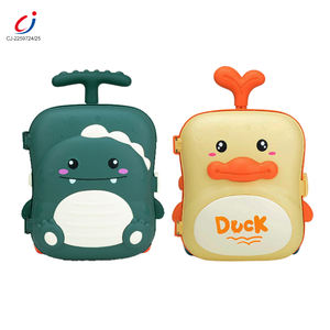 Chengji arena playa color cuchara juguetes dinosaurio pato carretilla maleta portátil playa Arena juguetes área - Product Image 4