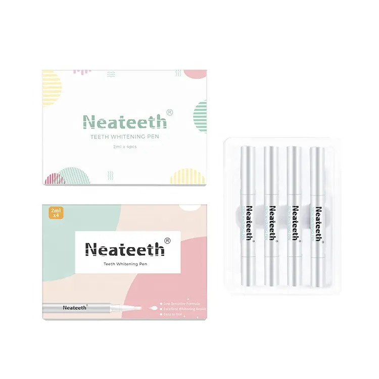 Neateeth Grosir CE Disetujui 35% Cabamide Peroksida Gigi Pemutihan Isi Ulang Kit Gigi Whitening Gel Pena