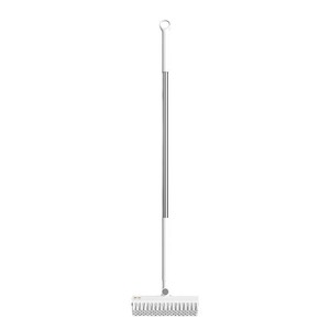 Cepillo para limpiar el suelo del baño, mango largo, cerdas rígidas de nailon para limpiar los juntas de azulejos - Product Image 3