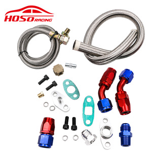 Kit de Línea de Combustible Turbo Hoso Racing, Acero Inoxidable 304 y Aleación de Aluminio, para Mejora de Rendimiento Automotriz - Product Image 1