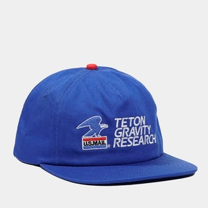 Casquette Snapback en Coton Bleu Non Structurée à 5 Panneaux avec Logo Personnalisé OEM, Broderie, Bord Plat, Couleur Contrastée, Mode - Product Image 5