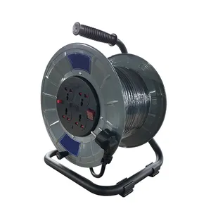 8250 25M Grey Heavy Duty Type G Electric Extension Cord Cable Reel