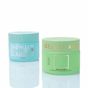 Pot cosmétique personnalisé en verre dépoli rose mat de 50g, 30g, 20g, 10g avec logo personnalisé - Product Image 3