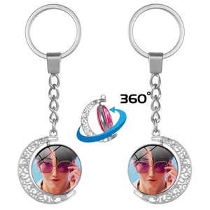 Hot-Bán K-Pop Quỷ Hunter Hai Mặt Xoay Keychain Quyến Rũ, Phổ Fan Phụ Kiện Keychain - Product Image 3