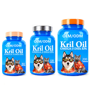 El Más Popular: Botella de 120 Tabletas de Aceite de Krill para Perros y Gatos, Apoyo para la Salud de la Piel y el Pelaje, Salud Cardiovascular y Cognitiva, OEM/ODM - Product Image 6