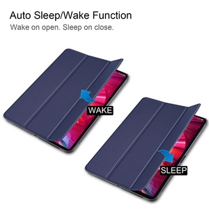 Étui rigide en cuir PU ultra fin anti-chute à trois volets pour tablette <span class=keywords><strong>Apple</strong></span> <span class=keywords><strong>iPad</strong></span> Pro 11 toutes générations - Product Image 2