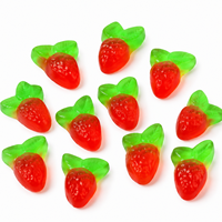 Bonbons Gélifiés à la Fraise Personnalisés OEM ODM Marque Privée Halal en Gros Saveurs Assorties Sucrées et Acidulées Fruitées Producteur TIK TOK