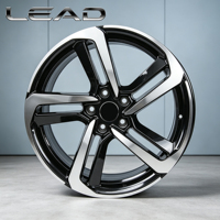 عجلات LEAD المصنوعة من سبائك الألومنيوم المطروقة مقاس 16-22 بوصة متعددة الأذرع 8J جديدة مطلية بالبودرة مع مسامير PCD 130 مم للسيارات الركاب