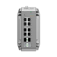 RG-NIS3100-8GT4SFP-HP 8 端口 PoE L2 L3 网管型以太网交换机 SFP 机架式，适用于企业 CCTV 校园网络