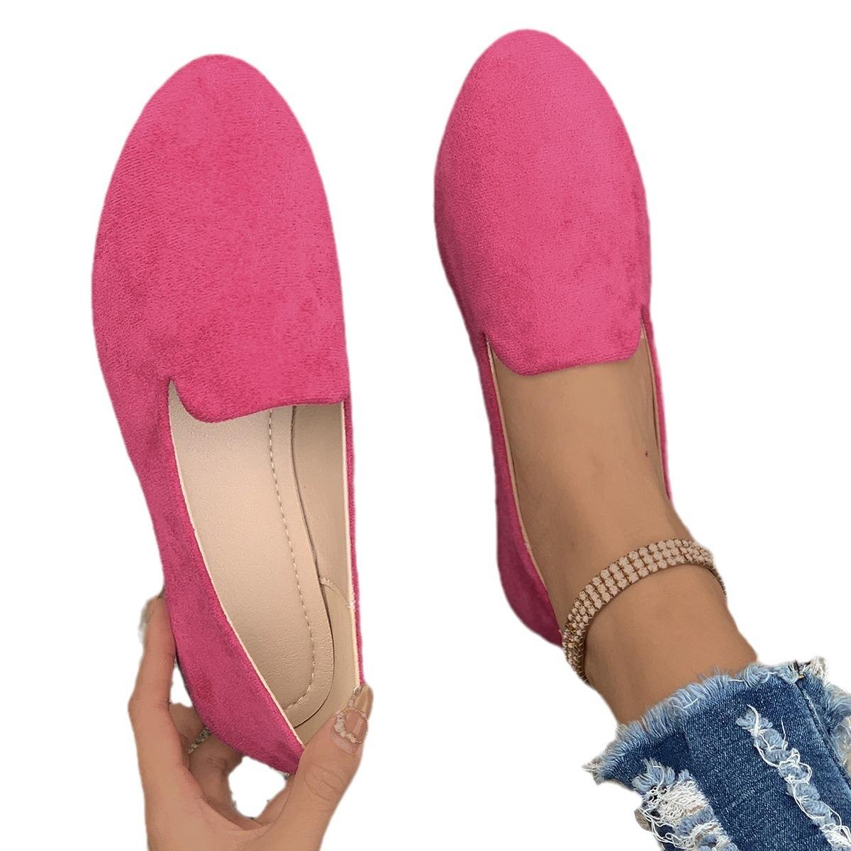 Ladies Loafer Shoes Denim Loafers with Arch Support