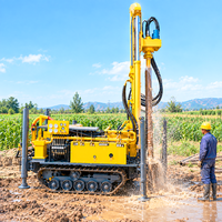 Foreuse de puits d'eau CE montée sur camion, profondeur 300m, pour forage de puits profonds
