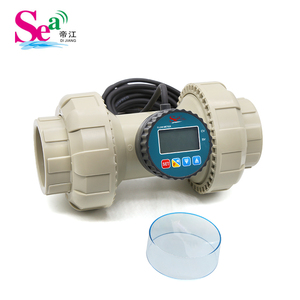 เครื่องวัดการไหลของ DN50 DN40อัจฉริยะพร้อมจอแสดงผล LCD ดิจิตอลเอาท์พุท RS485ขับ Modbus เซ็นเซอร์การไหลของกังหันวัสดุ OEM Pph - Product Image 6