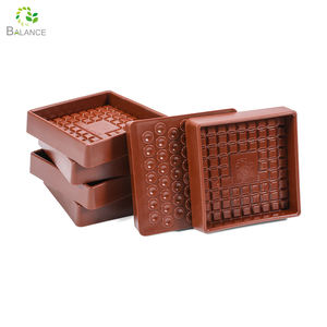 Protecteur de sol <span class=keywords><strong>pour</strong></span> appareil <span class=keywords><strong>lourd</strong></span> meubles robustes coussinets en caoutchouc anti-dérapant roulette tasses canapé et lit sous-verres de jambe - Product Image 4