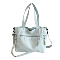 Sac bandoulière grande capacité en tissu Oxford résistant à l'eau pour femme, sac à main décontracté pour étudiante, sac fourre-tout quotidien