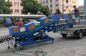 เครื่องปีนเขาไฮดรอลิกสายพานลำเลียงแบบลูกกลิ้งอัตโนมัติโครงเหล็กสแตนเลสแบบไฟฟ้า - Product Image 4