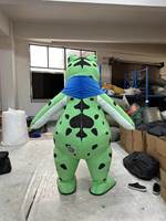 Costume de mascotte gonflable Funtoys en forme de grenouille pour adulte, idéal pour Halloween, cosplay, danse, déguisement en peluche, costume de mascotte animale pour carnaval