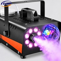 Machine à fumée portable 600W avec télécommande LED pour concert, scène, événement, spectacle