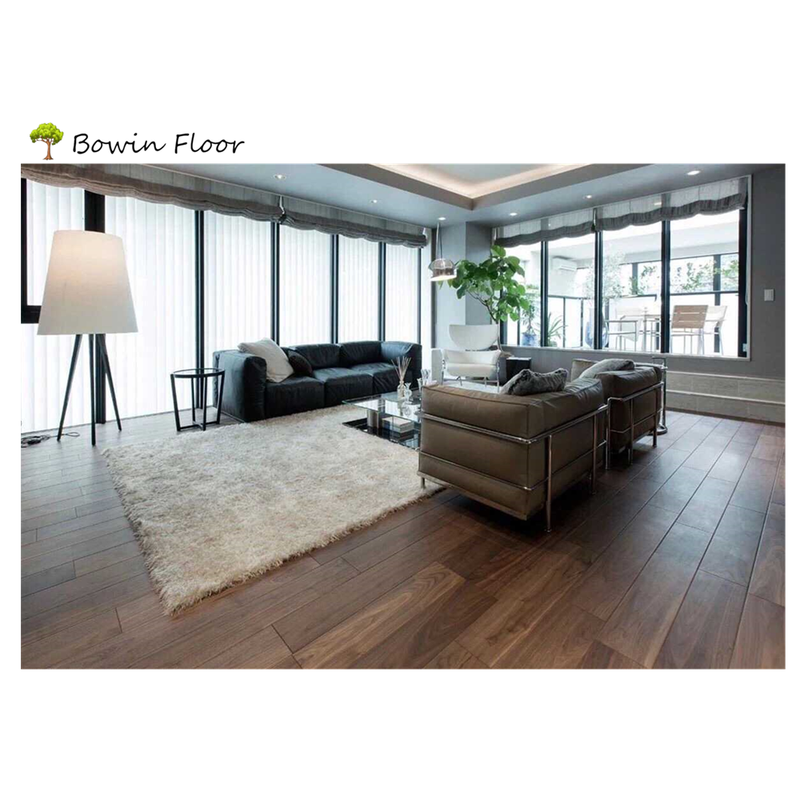 American Walnut Herringbone Chevron Pattern Engineered