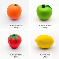 Pelota Antiestrés de PU con Forma de Fruta, de Alta Elasticidad y Rebote Lento, Personalizable con Logotipo, para Uso en Ambientes con Alta Presión y para Jugar