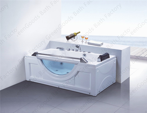 Produk Baru Di Cina Bak Mandi Mandi Akrilik Berdiri Bebas Jet Whirlpool Pijat Rendam Bak Mandi - Product Image 2