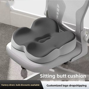 Ergonomic Seat Cushion Integrated Hip Support Memory Foam Eco-Friendly <b>Wraps</b> Buttocks for Office Chair Driving Relief - Product Image 5