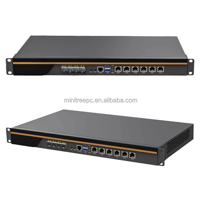 1U Rackmount Firewall Appliance B660/B760 LGA1700 I9 12900 I7 12700 I5 6 X Intel I226 25GbE DDR4 M2 SSD Support PfSense OPNsense