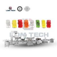 Ligne de production de comptage de bonbons, machine automatique de comptage, de remplissage et de bouchage de bonbons durs et de bonbons gélifiés