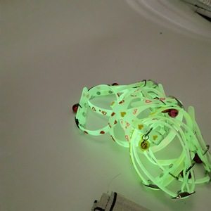 Pet Silicone Glow In Dark <b>Collar</b> For Cats And <b>Dogs</b> Small Medium <b>Large</b> Size Modern Style All Seasons Use - Product Image 4