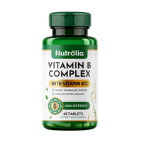 Fabricant de compléments alimentaires, faible MOQ, OEM, complément de vitamines du complexe B, marque privée, comprimés de vitamines du complexe B3, B6, B9