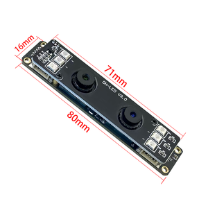 โมดูลกล้องจดจำใบหน้า 2MP 1080P USB2.0 105dB WDR 76 °   กล้องอุตสาหกรรม FOV สำหรับระบบควบคุมการเข้าออกและความปลอดภัย - Product Image 2