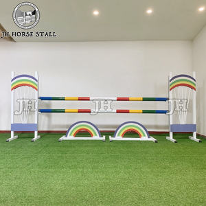 Ostacoli equestri di salto ostacoli equestri personalizzabili in PVC leggero palo in alluminio salti di cavallo in stile occidentale - Product Image 5