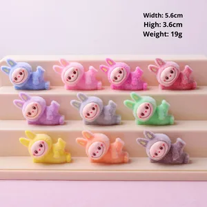 Đổ xô phim hoạt hình Carabiner Keychain cho sinh viên Ba lô Mặt dây chuyền Món quà sáng tạo thân thiện với môi bán buôn - Product Image 4