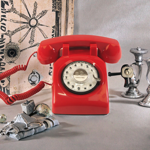 Teléfono Antiguo Rojo Vintage, Libro de Visitas para Bodas y Grabadora de Voz Digital para Despedidas de Soltera y Reuniones Familiares - Product Image 3