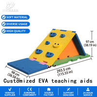 JW-223 EVA Schwimmbad Kletterwand für Innen/Außen für Erwachsene & Kinder Teambuilding Schwimmtraining
