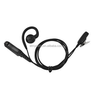 Etmy EJ-C020 earphone R7 R7A Security PTT Earpiece <b>Walkie</b> <b>Talkie</b> C shape Two Way Radio Headset - Product Image 6
