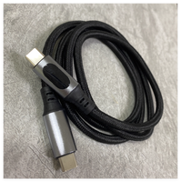 Grosir Pabrik Kabel USB C 100w dengan tampilan LCD Pd pengisi daya Cepat Smart USB Charger transparan kabel Data C ke C dengan Logo
