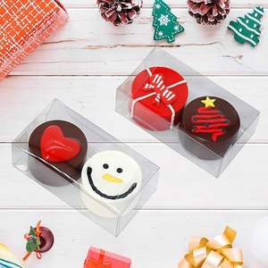 <span class=keywords><strong>Cajas</strong></span> <span class=keywords><strong>de</strong></span> Plástico PET Transparente para Oreos Cubiertos <span class=keywords><strong>de</strong></span> Chocolate, 4.17 x 2.16 x 1.38 Pulgadas, 2 Piezas, para Recuerdos <span class=keywords><strong>de</strong></span> Fiesta <span class=keywords><strong>de</strong></span> Bodas, Golosinas y Pasteles - Product Image 2
