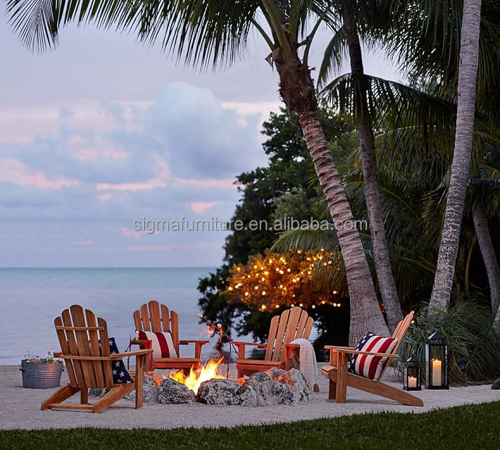 long-wearing townhouse patio apartment teak furniture outdoor wood Lounge Chair