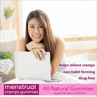 Bonbons Gélifiés Vitaminés Équilibre Hormonal OEM pour le Soulagement des Douleurs Menstruelles et le Soutien du SPM – Adolescentes et Femmes Enceintes, 2 Gélifiés/Portion, 30