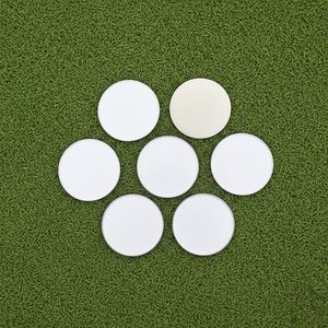 Marcadores de Pelota de Golf Magnéticos de Acero Inoxidable de 25 mm con Borde Dorado de 30 mm, Personalizables con Logotipo para Sublimación y Grabado Láser - Product Image 4